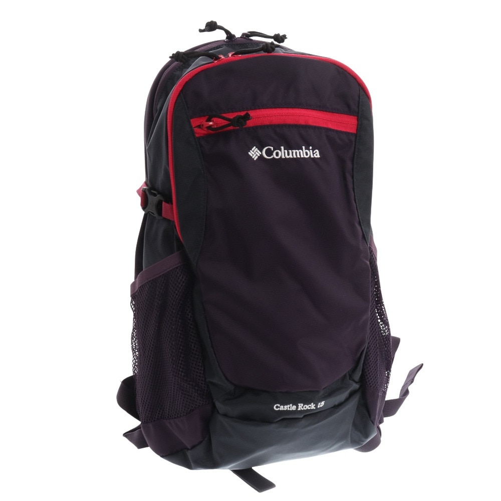 コロンビア（Columbia）（メンズ、レディース）リュック バックパック Castle Rock 15L キャッスルロック PU8387 506 15L バイオレット レインカバー付 通勤 通学