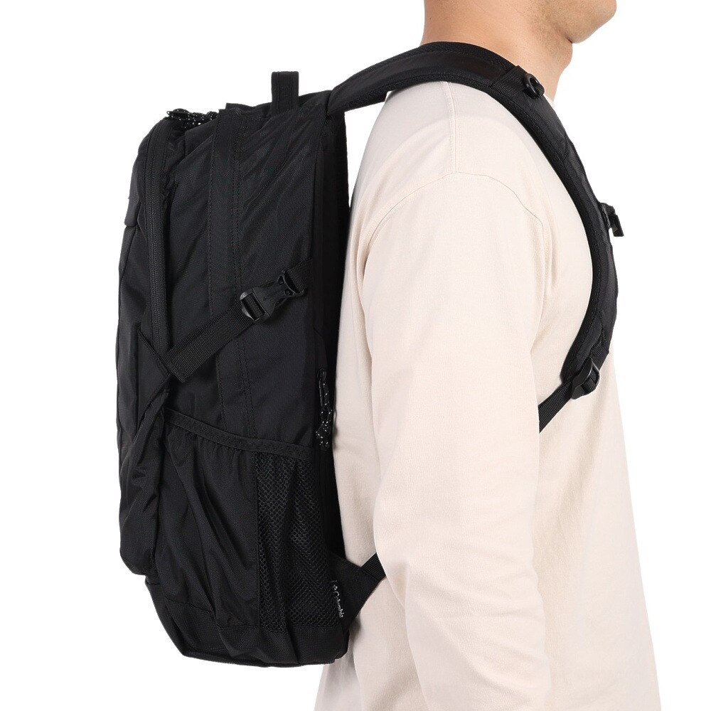 コロンビア（Columbia）（メンズ、レディース）チェストベルト分離可 バッグ リュック パナシーア33L バックパック PU8584 010 ブラック 中型 通勤 通学 はっ水 軽量