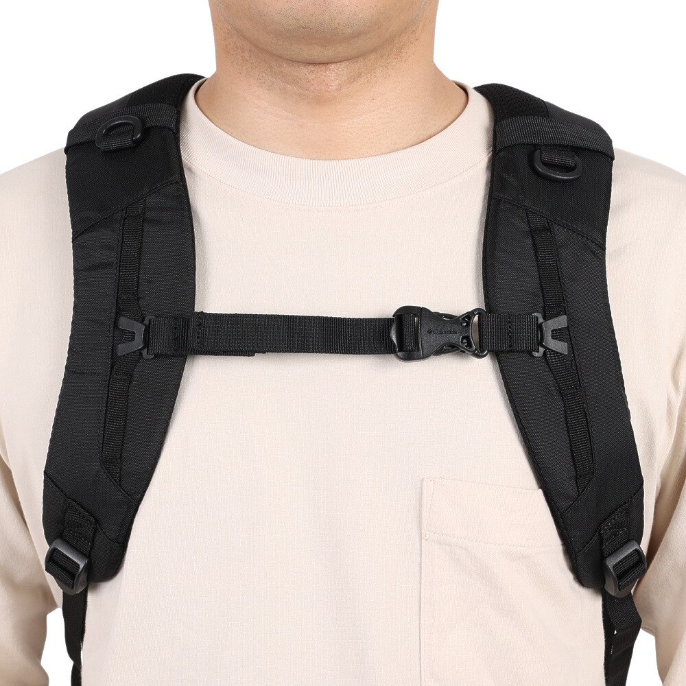 コロンビア（Columbia）（メンズ、レディース）チェストベルト分離可 バッグ リュック パナシーア33L バックパック PU8584 010 ブラック 中型 通勤 通学 はっ水 軽量