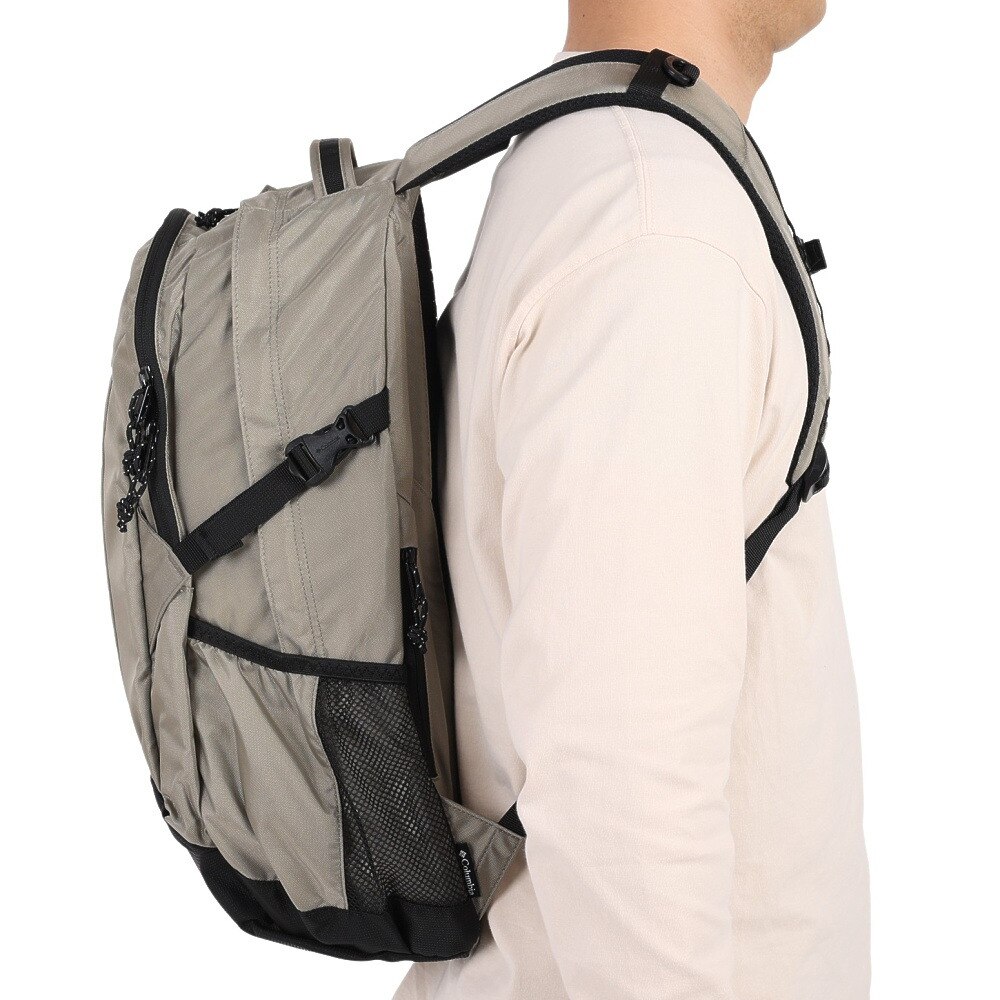 コロンビア（Columbia）（メンズ、レディース）チェストベルト分離可 バッグ リュック パナシーア33L バックパック PU8584 221 ベージュ はっ水 軽量 ビジネス 通勤 通学