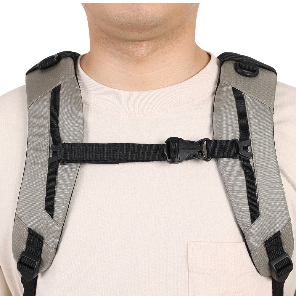 コロンビア（Columbia）（メンズ、レディース）チェストベルト分離可 バッグ リュック パナシーア33L バックパック PU8584 221 ベージュ はっ水 軽量 ビジネス 通勤 通学