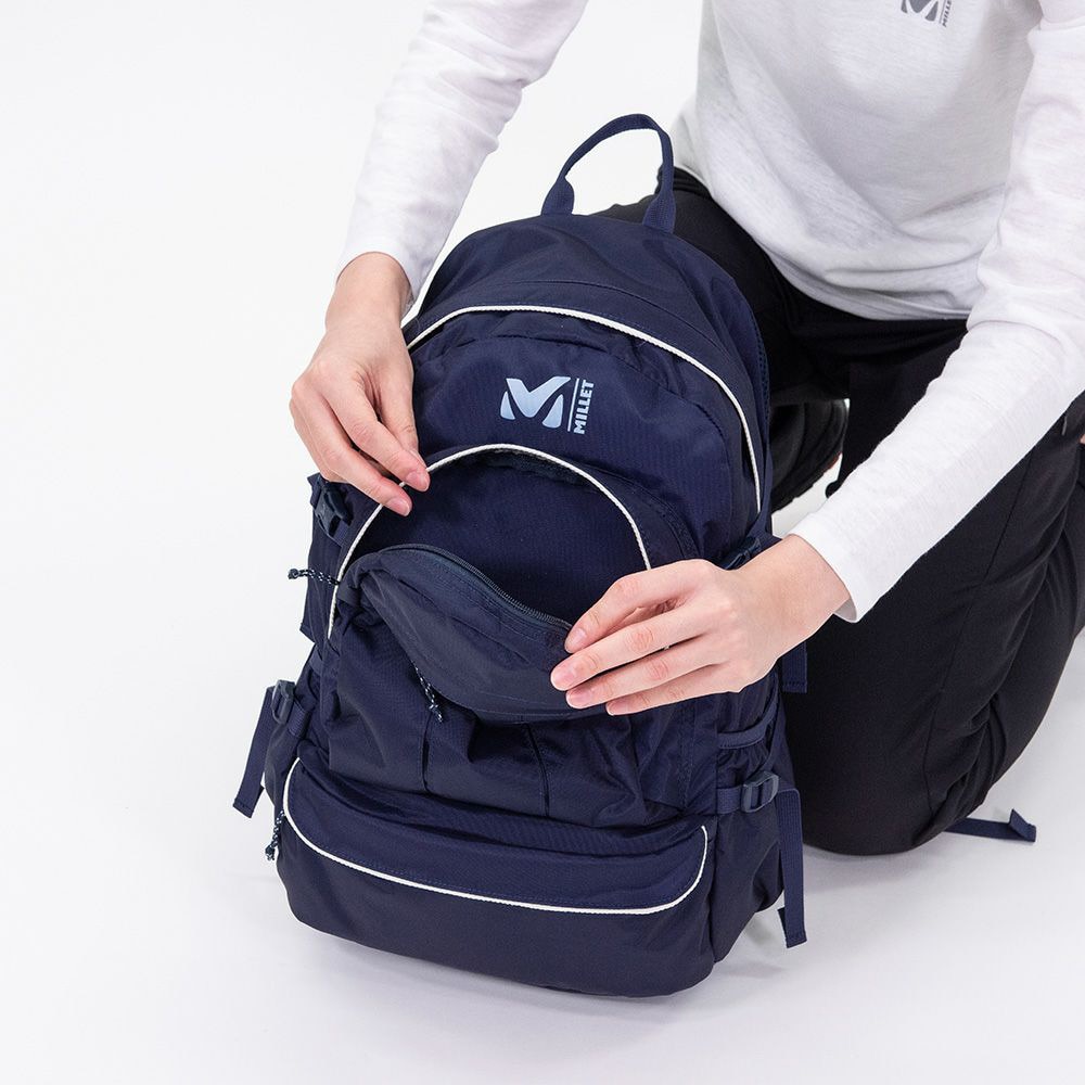 ミレー（Millet）（メンズ、レディース）バッグ リュック マルシェ NX 20 MIS0761-7317 ネイビー 20L
