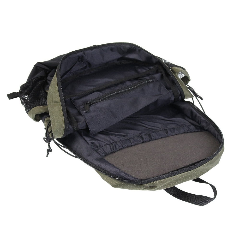 ジャックウルフスキン（JackWolfskin）（メンズ、レディース）バッグ リュック バックパック JP FL HIKER SACK V2 2011611-4550  24.5L カーキ