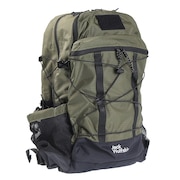 ジャックウルフスキン（JackWolfskin）（メンズ、レディース）バッグ リュック バックパック JP FL HIKER SACK V2 2011611-4550  24.5L カーキ