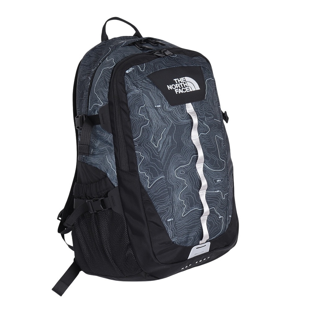 ザ・ノース・フェイス（THE NORTH FACE）（メンズ、レディース）リュック バッグ バックパック ホットショット NM72302 KT ブラックトポ 27L 新色 15インチPC対応