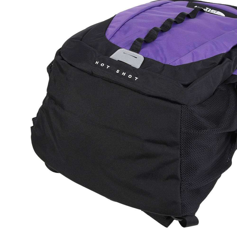ザ・ノース・フェイス（THE NORTH FACE）（メンズ、レディース）リュック バッグ バックパック ホットショット NM72302 PL パープル 27L 新色 15インチPC対応