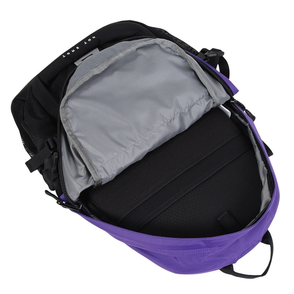 ザ・ノース・フェイス（THE NORTH FACE）（メンズ、レディース）リュック バッグ バックパック ホットショット NM72302 PL パープル 27L 新色 15インチPC対応