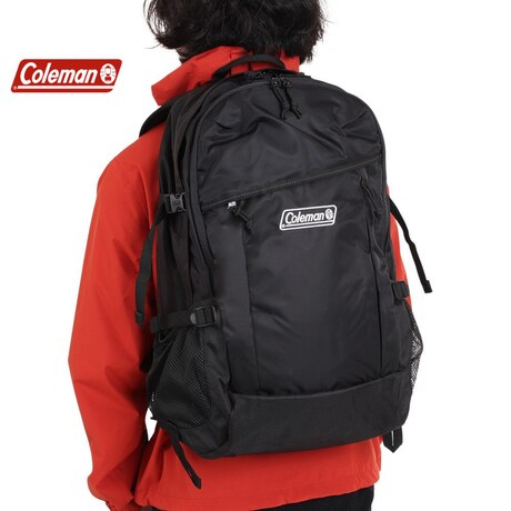 コールマン（Coleman）（メンズ、レディース）ウォーカー33 ブラック 33L 2000038970 リュック バックパック 鞄 アウトドア 通勤 通学 学生 登山 ハイキング
