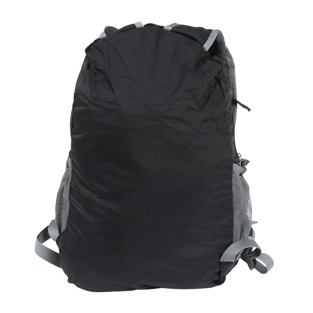 グローヒル（GROWHILL）（メンズ、レディース）バッグ バックパック リュック 折りたたみザック GTB-BP5001 BLK ブラック コンパクト収納 携帯用