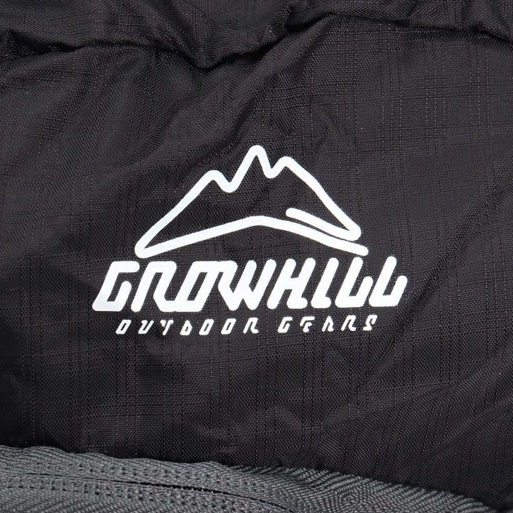 グローヒル（GROWHILL）（メンズ、レディース）バッグ バックパック リュック 折りたたみザック GTB-BP5001 BLK ブラック コンパクト収納 携帯用