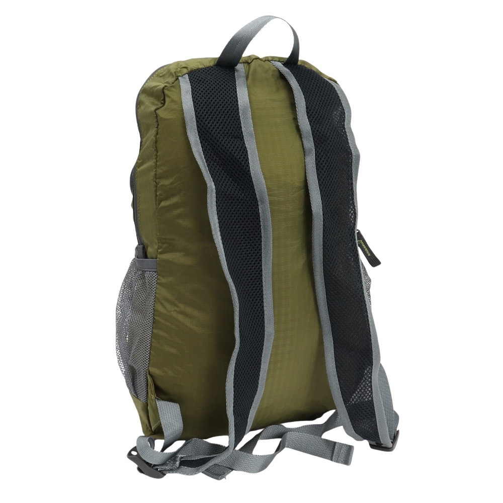 グローヒル（GROWHILL）（メンズ、レディース）バッグ バックパック リュック 折りたたみザック GTB-BP5001 GRN グリーン コンパクト収納 携帯用