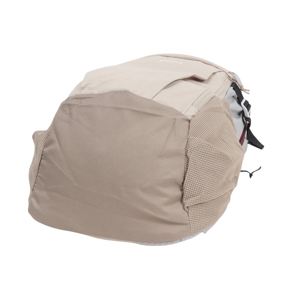 ケシュア（QUECHUA）（メンズ、レディース）バッグ バックパック リュック BP 100 20L 8529019-2663476 サンドベージュ 通勤 通学 防災 耐摩耗性