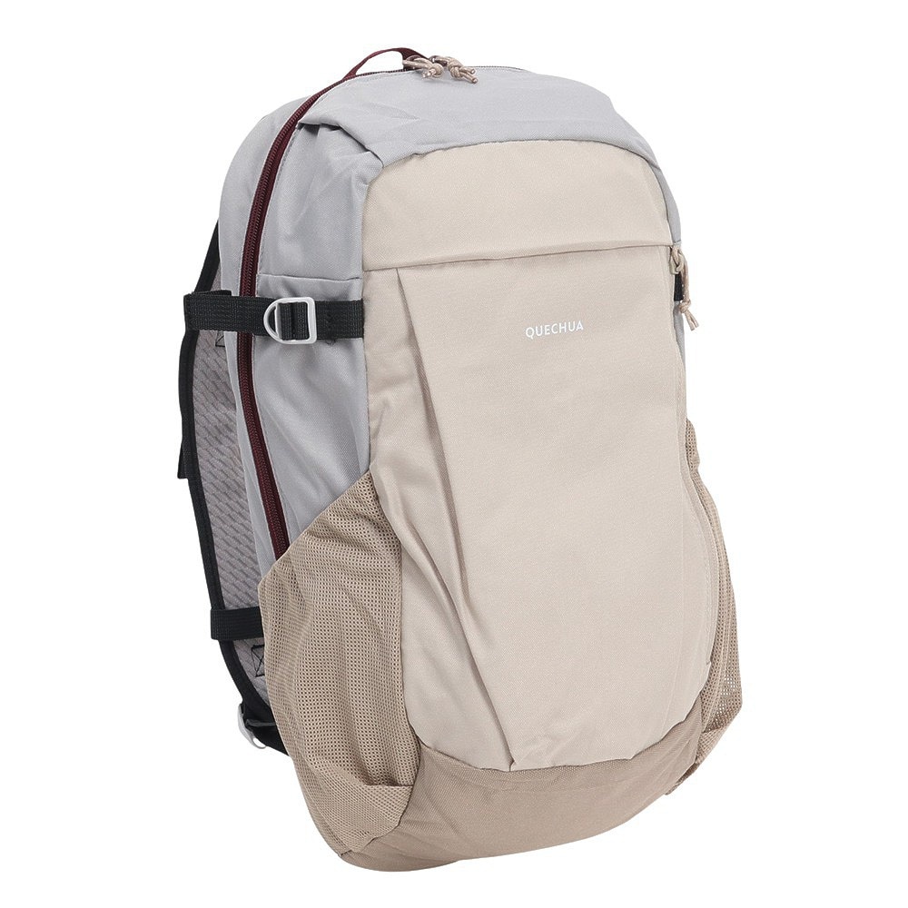 ケシュア（QUECHUA）（メンズ、レディース）バッグ バックパック リュック BP 100 20L 8529019-2663476 サンドベージュ 通勤 通学 防災 耐摩耗性