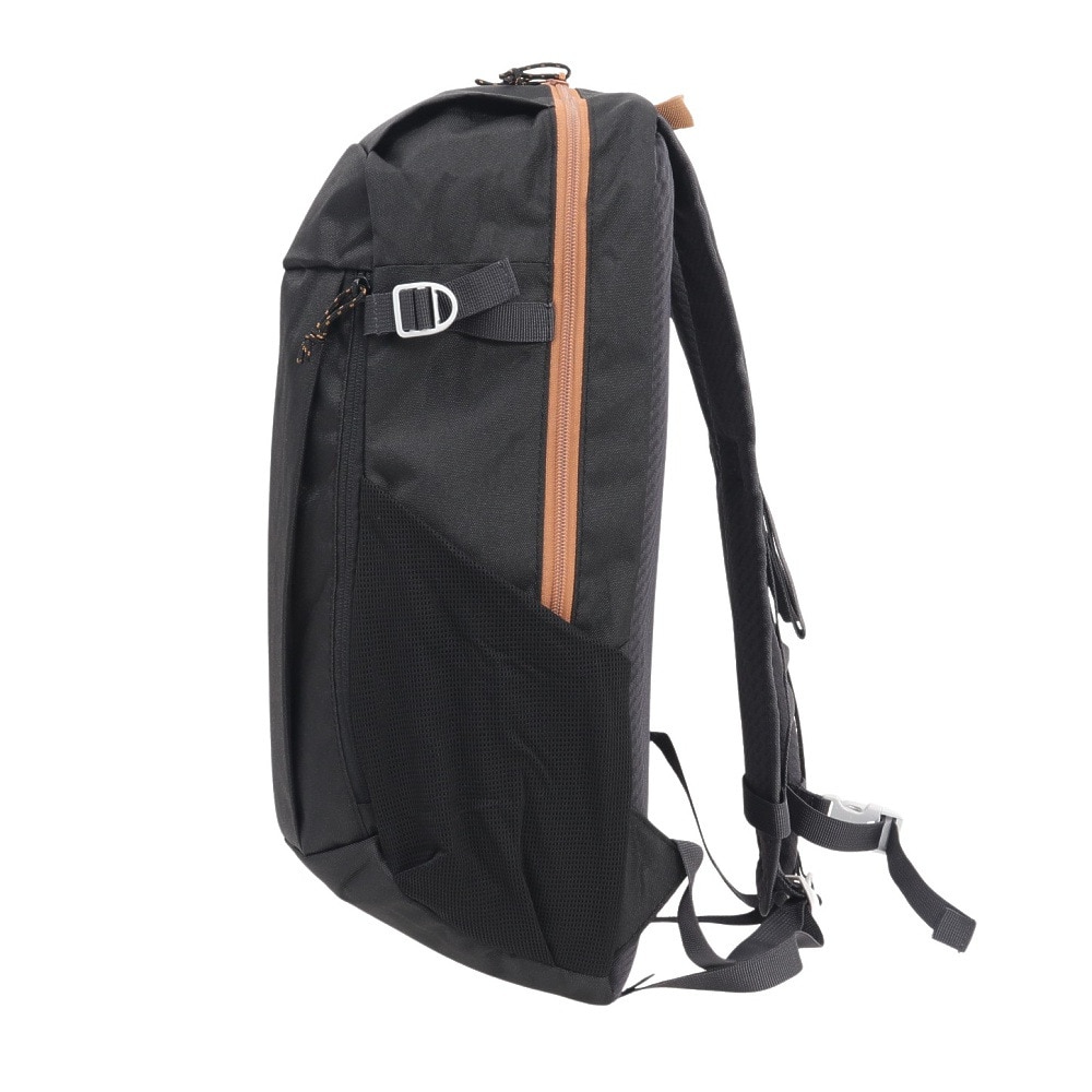 ケシュア（QUECHUA）（メンズ、レディース）バッグ バックパック リュック BP 100 20L 8529024-2663481 ブラック 通勤 通学 防災 耐摩耗性