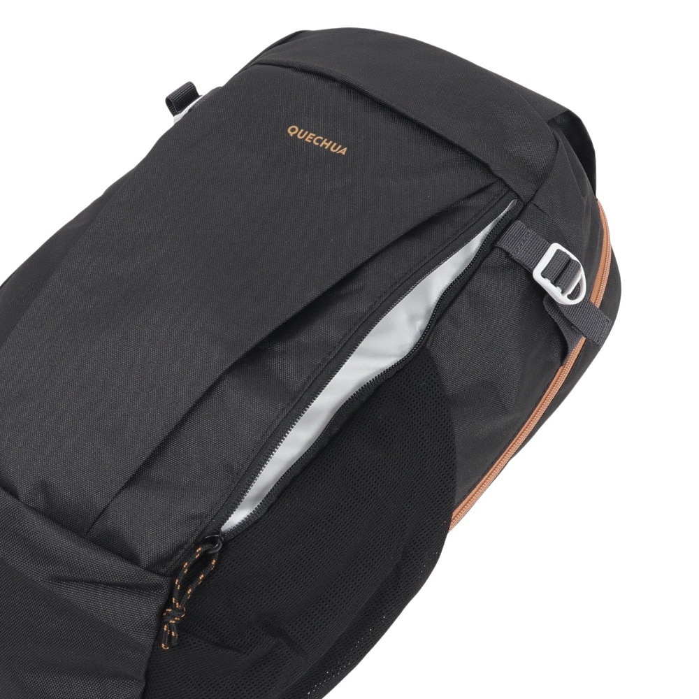 ケシュア（QUECHUA）（メンズ、レディース）バッグ バックパック リュック BP 100 20L 8529024-2663481 ブラック 通勤 通学 防災 耐摩耗性