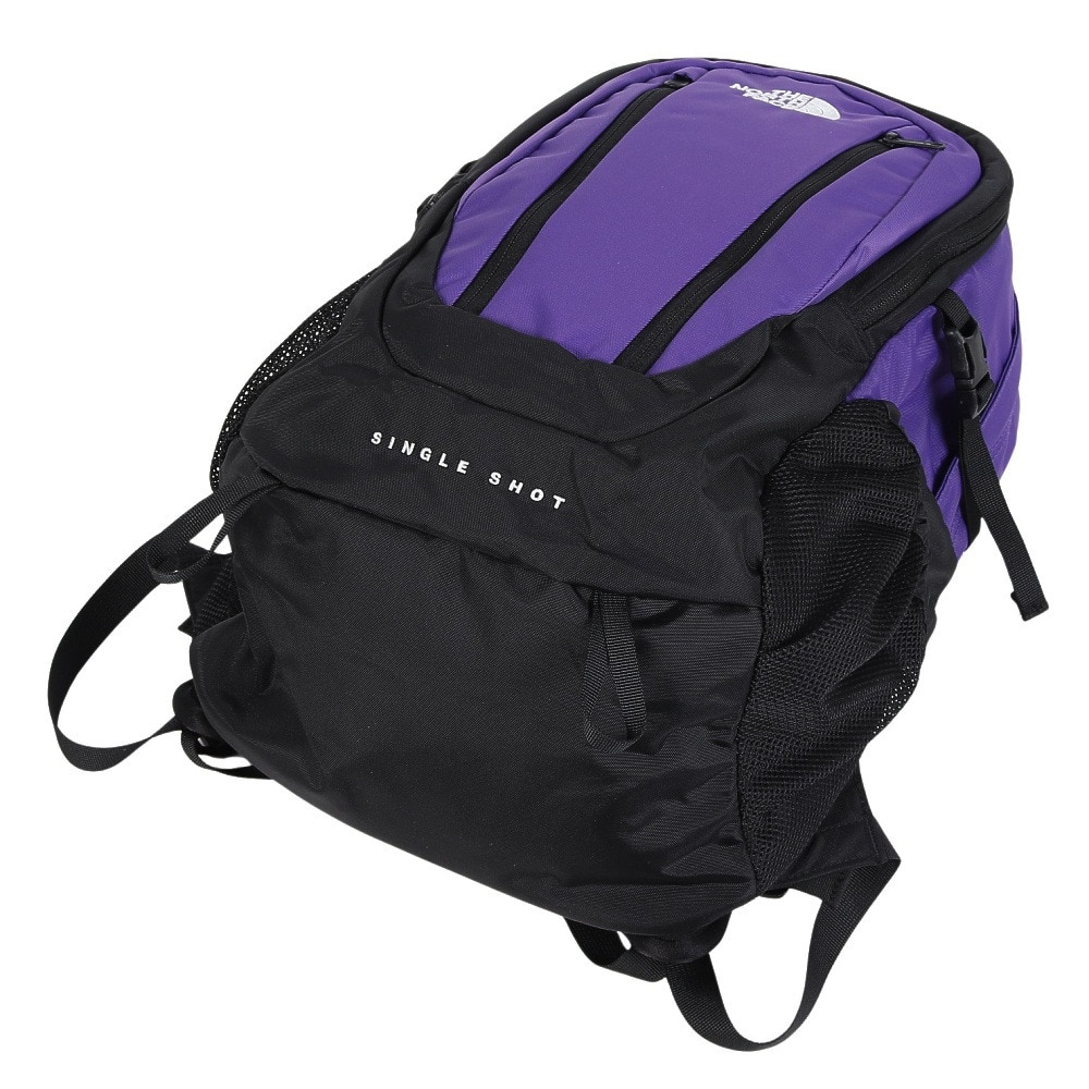 ザ・ノース・フェイス（THE NORTH FACE）（メンズ、レディース）バッグ バックパック リュック シングルショット NM72303 PL パープル 20L 新色 小型