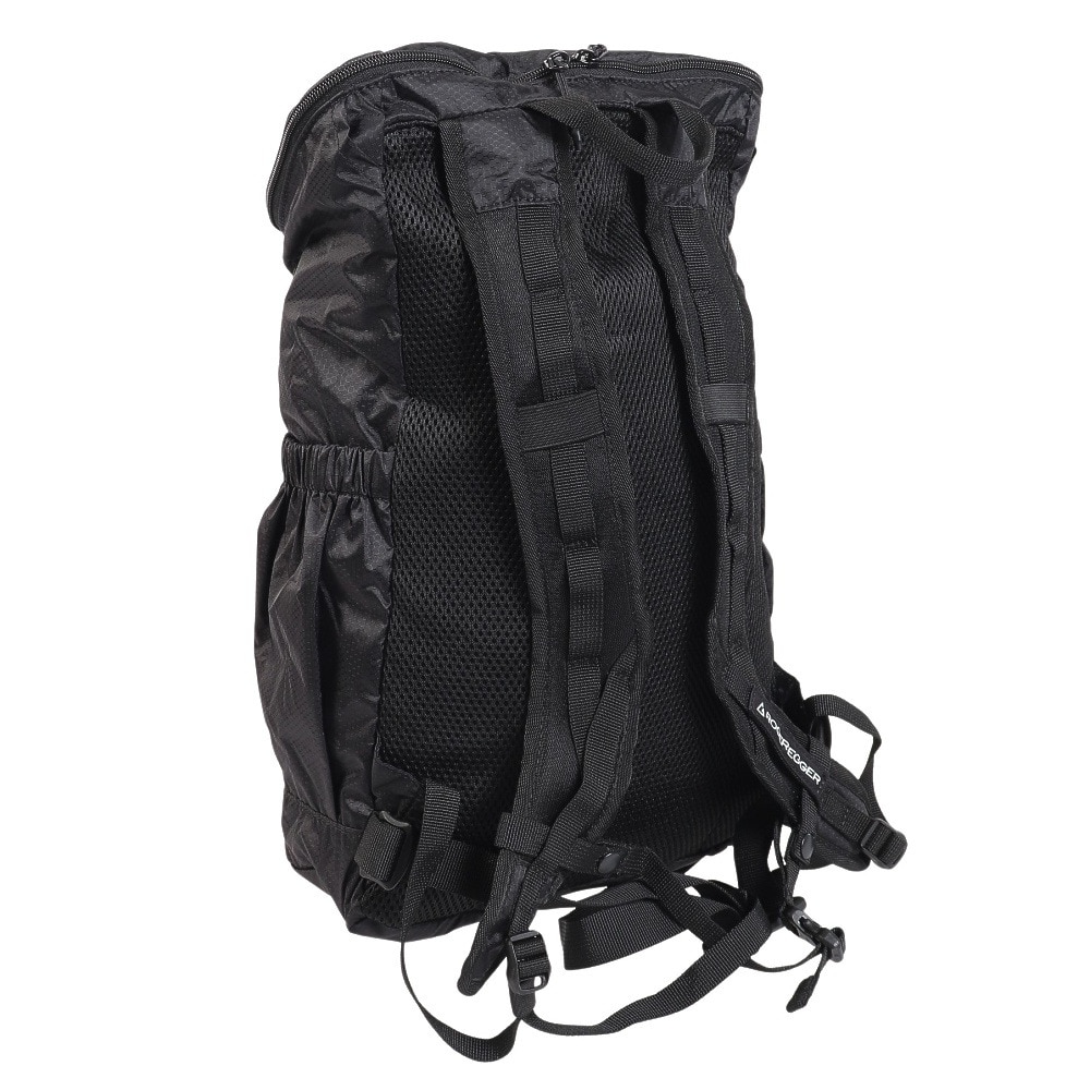 ロジャーエーガー（ROGEREGGER）（メンズ、レディース）リュック バックパック パッカブル クライマー 18L RE23SHY5650034 BLK ブラック 収納袋付 軽量