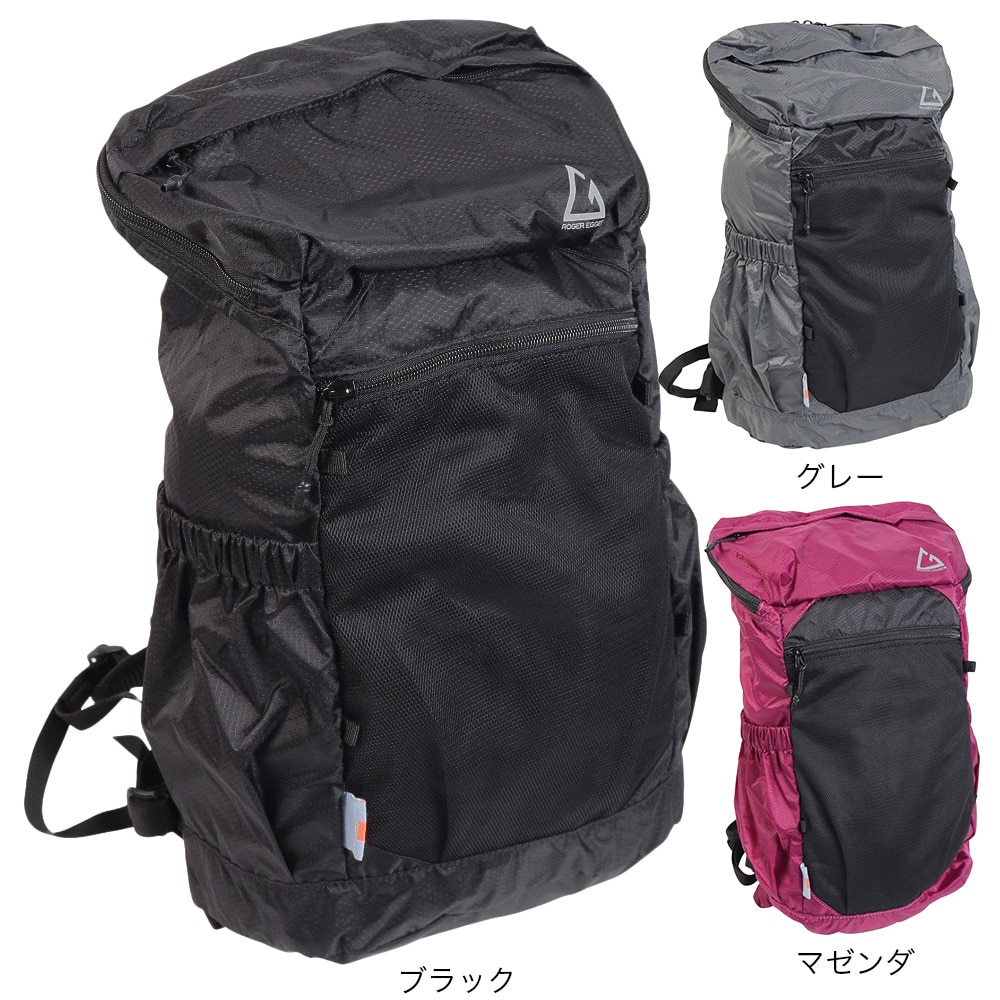 ロジャーエーガー（ROGEREGGER）（メンズ、レディース）リュック バックパック パッカブル クライマー 18L RE23SHY5650034 GRY グレー 収納袋付 軽量