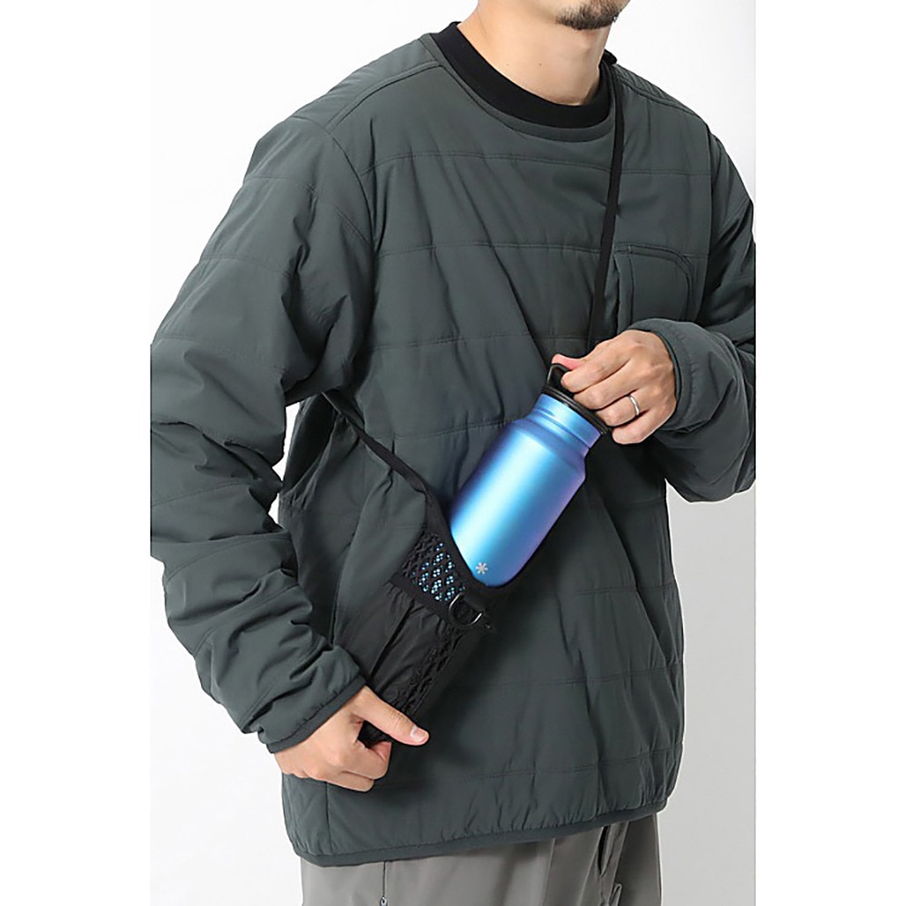 スノーピーク（snow peak）（メンズ、レディース）ボトルホルダー Double Face Mesh Bottle Carrier AC-22SU008 BK