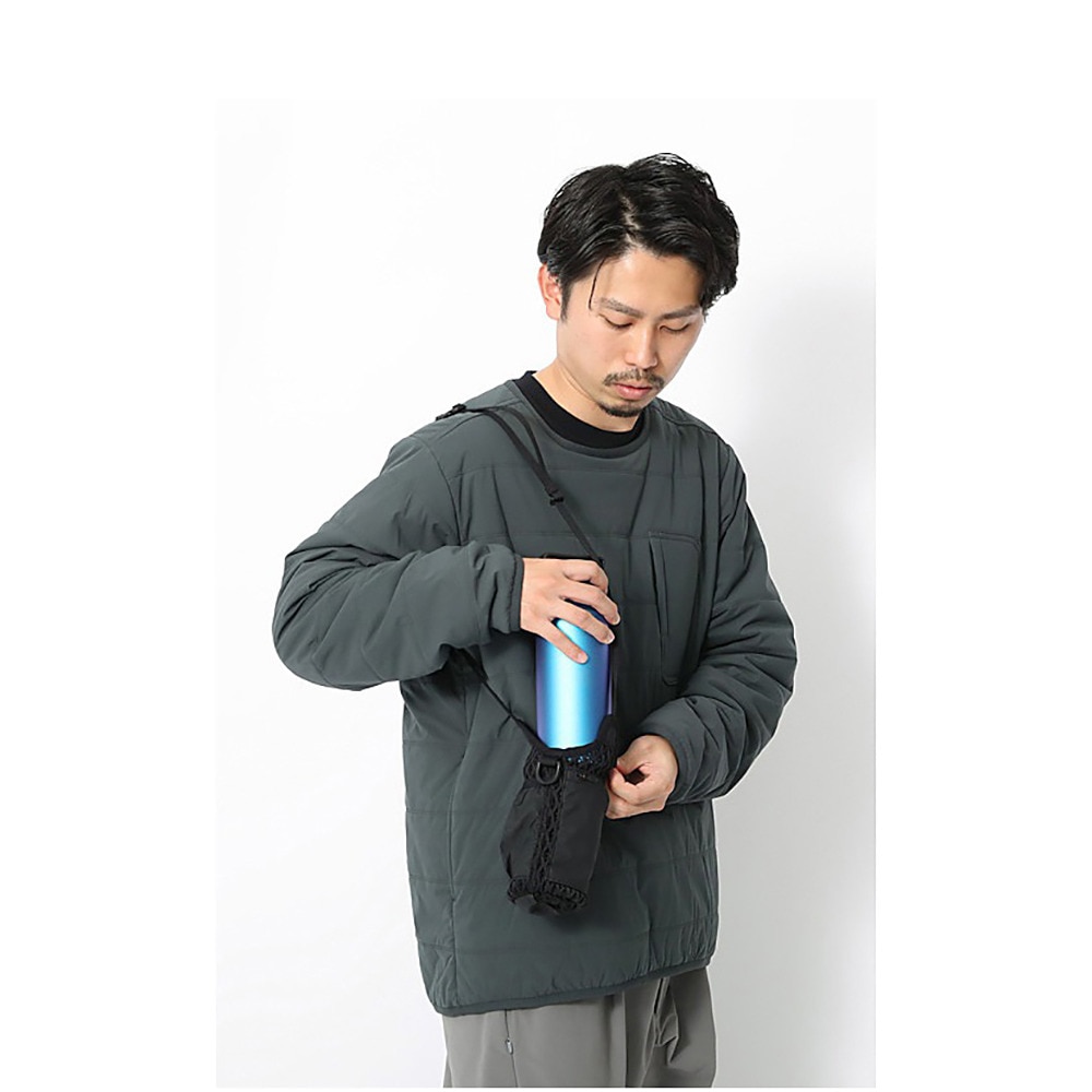 スノーピーク（snow peak）（メンズ、レディース）ボトルホルダー Double Face Mesh Bottle Carrier AC-22SU008 BK
