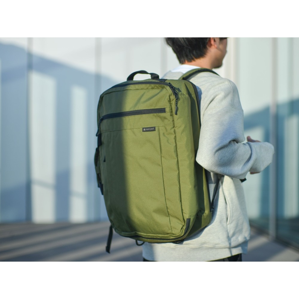 スノーピーク（snow peak）（メンズ、レディース）バックパック リュック Everyday Use 3Way Business Bag OL AC-25SU401 066