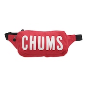 チャムス(CHUMS)(メンズ、レディース)エコチャムス ロゴ ウエストバッグ CH60-2558-R001 Red レッド