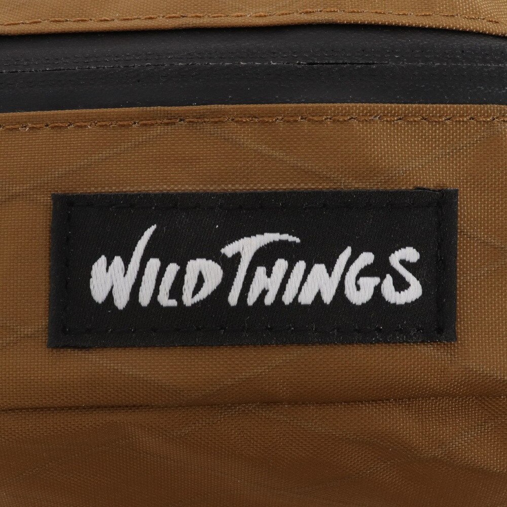 ワイルドシングス（WILD THINGS）（メンズ、レディース）貴重品 携帯用に便利 軽量 小型 ウエストバッグ ウエストポーチ WT-380-1204 07 ベージュ 防災