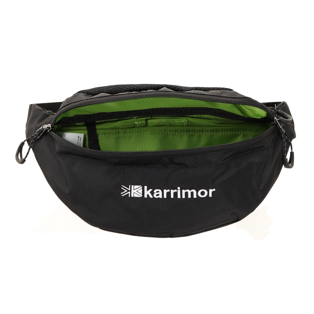 カリマー（karrimor）（メンズ、レディース）ウエストポーチ ウエストバッグ ファニーパック ブラック 2L 501024-9000