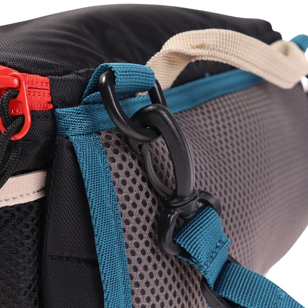 コロンビア（Columbia）（メンズ、レディース、キッズ）ウエストバッグ キャッスルロック ヒップバッグ PU8000 011 ブラック×ブルー  3L アウトドア・キャンプ用品はエルブレス