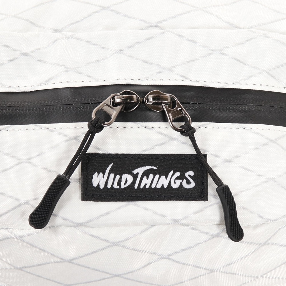 ワイルドシングス（WILD THINGS）（メンズ、レディース）貴重品 携帯用に便利 軽量 小型 ウエストバッグ ウエストポーチ WT-380-1204 10 ホワイト 防災