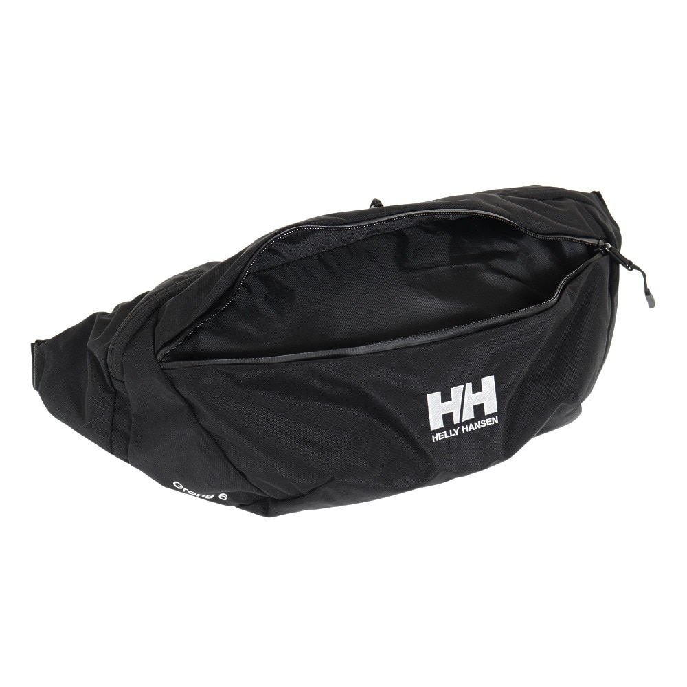 ヘリーハンセン（HELLY HANSEN）（メンズ、レディース）ウエストポーチ ウエストバッグ Grong 6 HY92334 K 6L ブラック