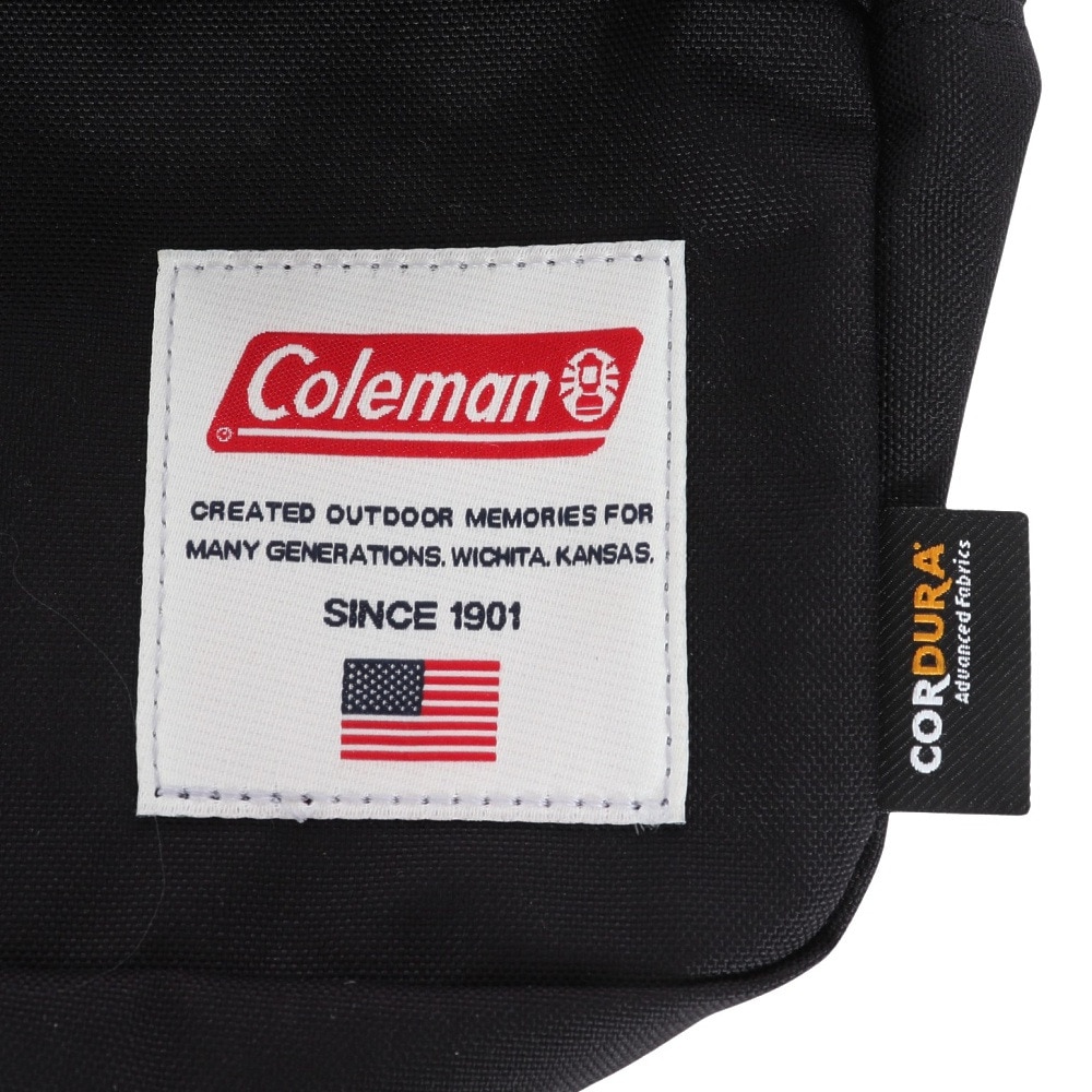 コールマン（Coleman）（メンズ、レディース）ウエストバッグ アメリカンクラシックポーチ ブラック 2205832