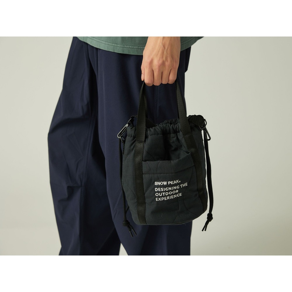 スノーピーク（snow peak）（メンズ、レディース）ポーチ Quilted Ripstop Pouch BK AC-25AU021 019