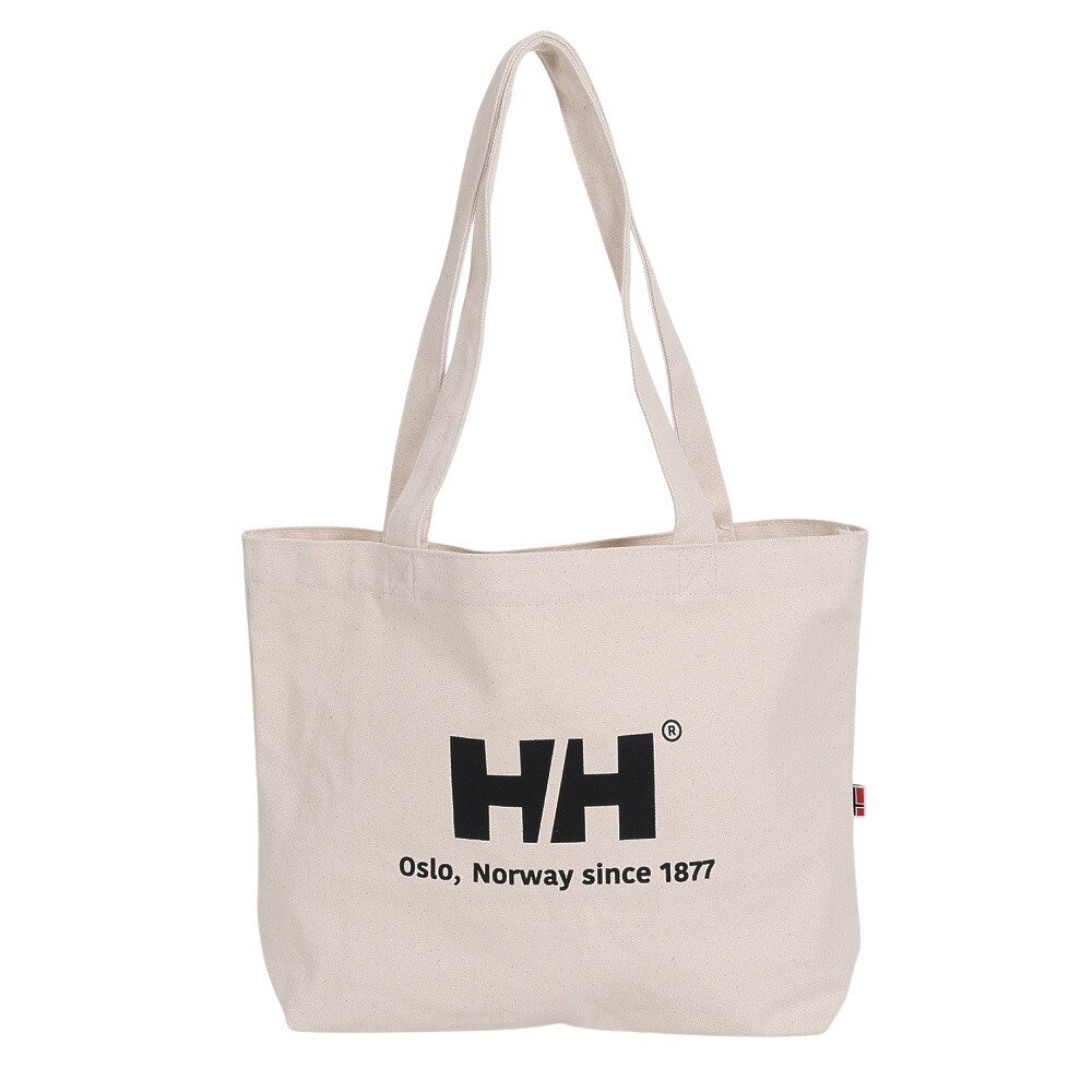 ヘリーハンセン（HELLY HANSEN）（メンズ、レディース）トートバッグ オーガニックコットンロゴトートM HY92321 K ブラック