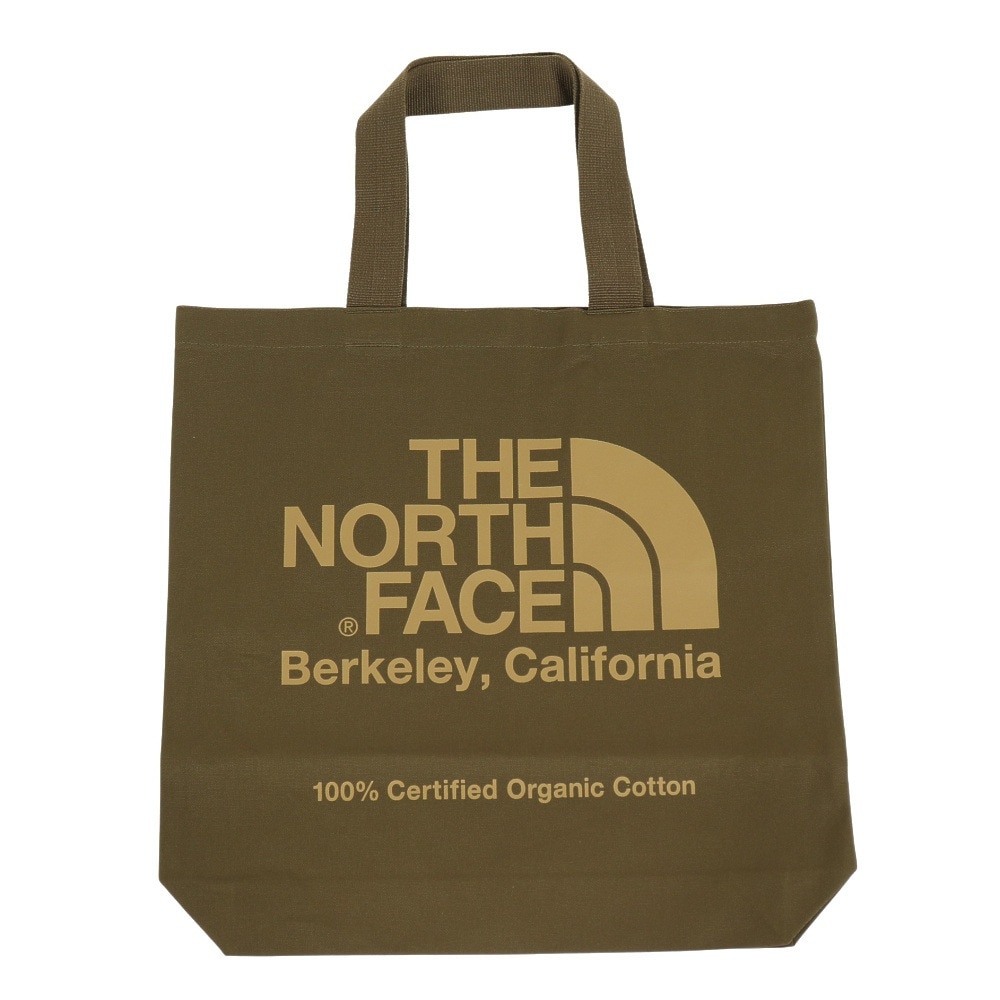ザ・ノース・フェイス（THE NORTH FACE）（メンズ、レディース）オーガニックコットントートバッグ NM82385 MM オリーブ