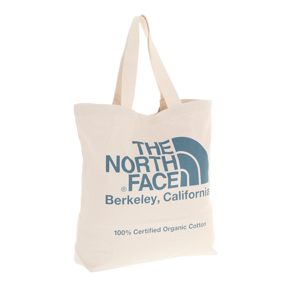 ザ・ノース・フェイス（THE NORTH FACE）（メンズ、レディース）オーガニックコットントートバッグ NM82385 NB マリーンブルー