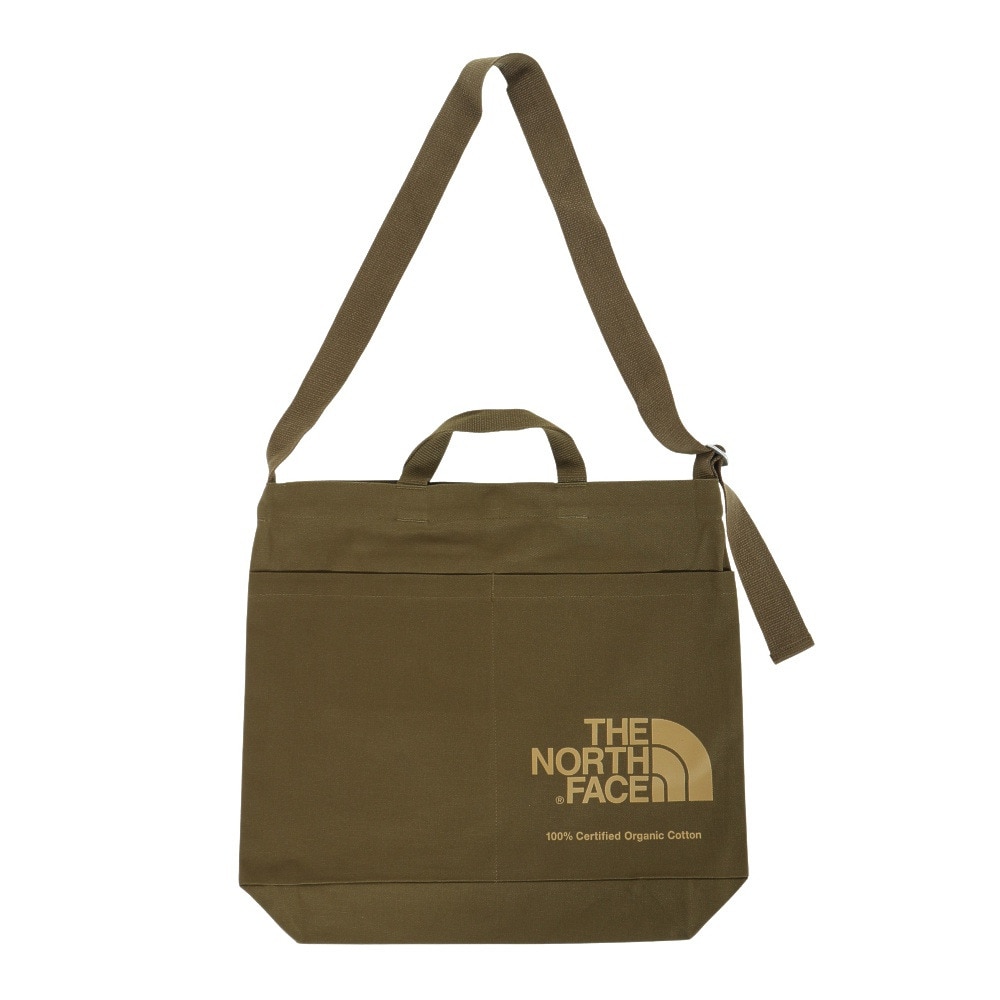 ザ・ノース・フェイス（THE NORTH FACE）（メンズ、レディース）トートバッグ オーガニックコットンショルダー NM82386 MM オリーブ