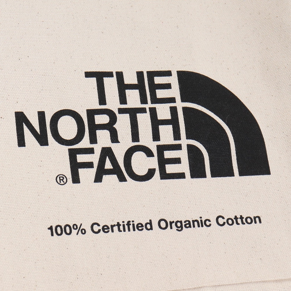ザ・ノース・フェイス（THE NORTH FACE）（メンズ、レディース）トートバッグ オーガニックコットンショルダー NM82386 NK ホワイト×ブラック