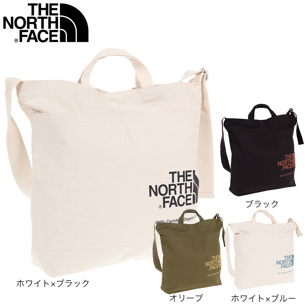 ザ・ノース・フェイス（THE NORTH FACE）（メンズ、レディース）トートバッグ オーガニックコットンショルダー NM82386 MM オリーブ