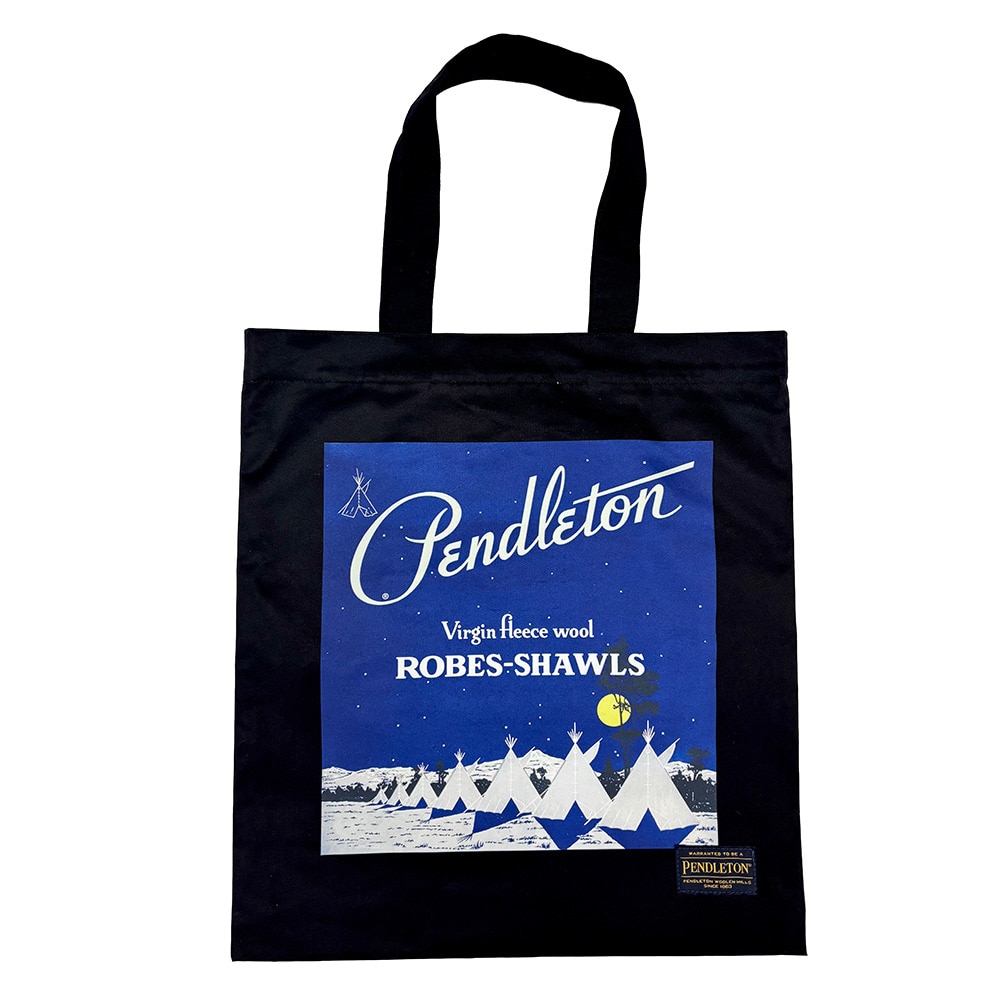 ペンドルトン（PENDLETON）（メンズ、レディース）トートバッグ ポリエステルプリントトートバッグ PDT-000-251036 BLK
