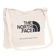 ノースフェイス（THE NORTH FACE）（メンズ、レディース）トートバッグ オーガニックコットンミュゼット NM82387 NK ホワイト×ブラック