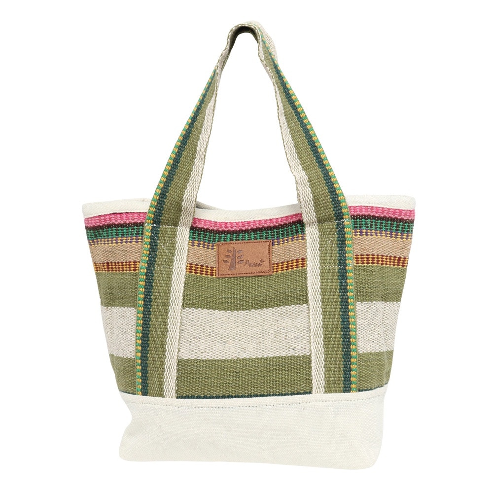 アミナ（amina）（メンズ、レディース、キッズ）ネパール ミニトートバッグ GREEN TEA NQTP5112
