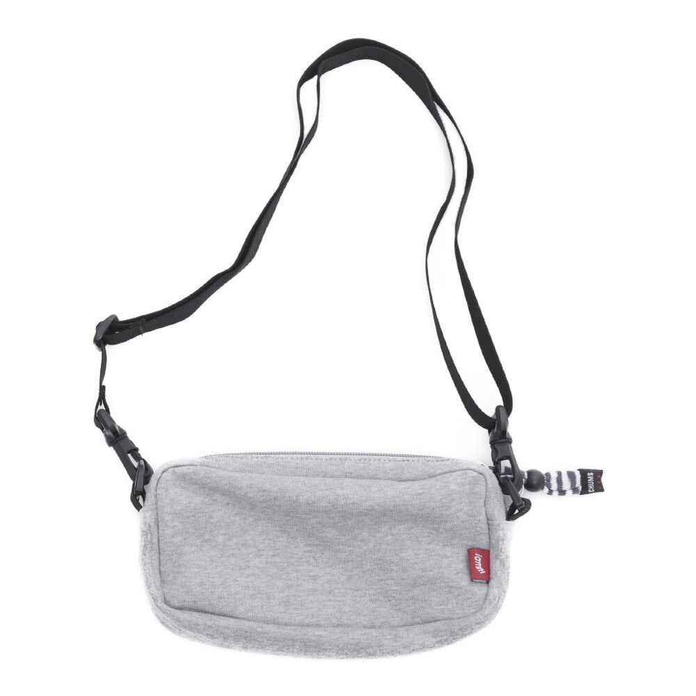 チャムス（CHUMS）（メンズ、レディース）ポーチ カタカナ ショルダーバック スウェット CH60-2624 H/Gray グレー 小物バッグ