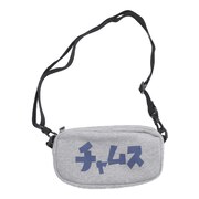 チャムス(CHUMS)(メンズ、レディース)ポーチ カタカナ ショルダーバック スウェット CH60-2624 H/Gray グレー 小物バッグ