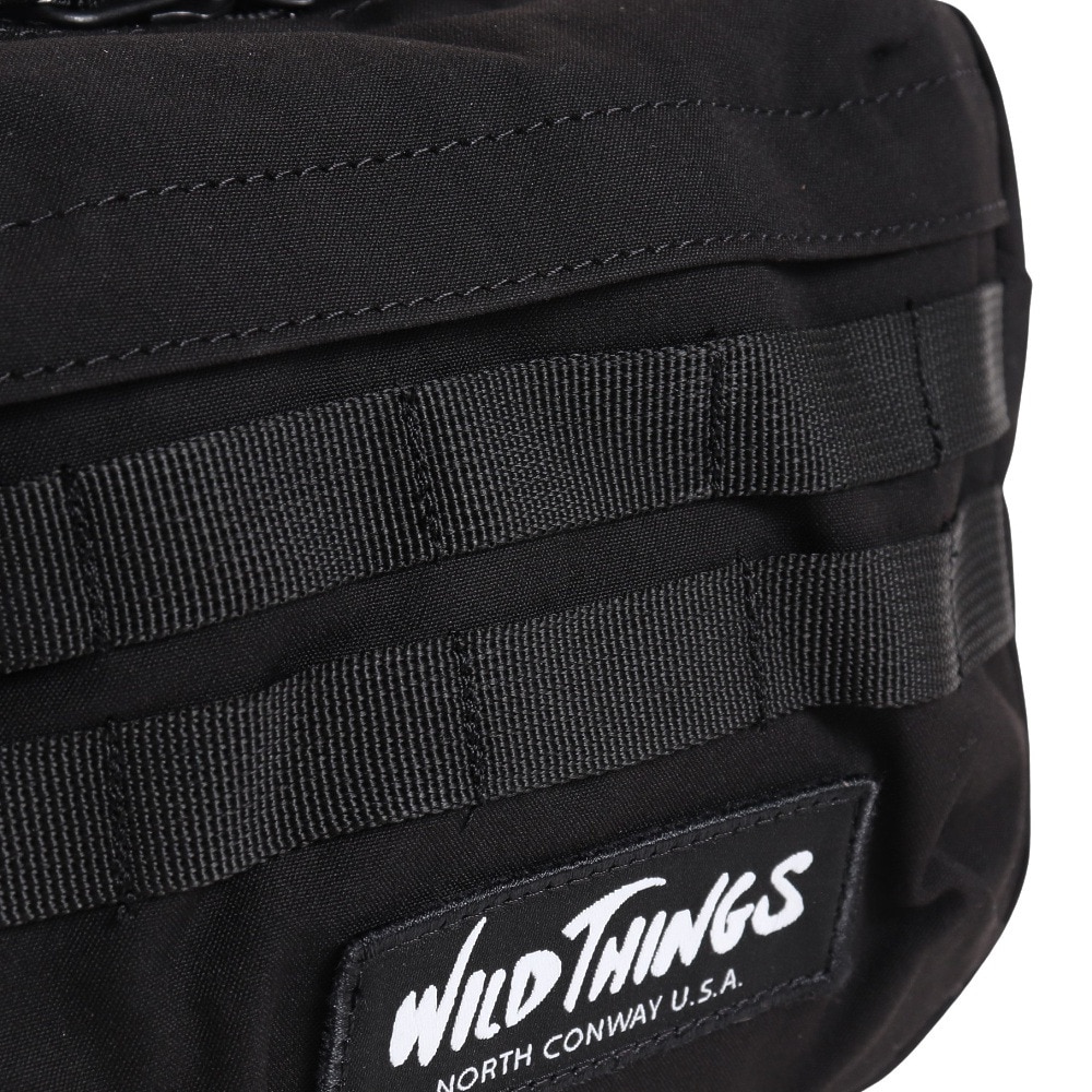 ワイルドシングス（WILD THINGS）（メンズ、レディース）ショルダーバッグ WT-380-3005BLK ブラック W25×H17×D6