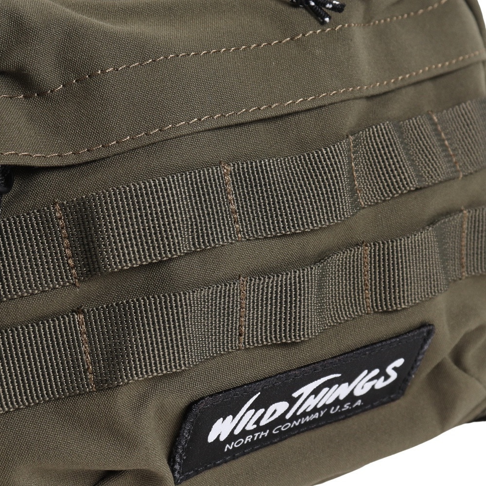 ワイルドシングス（WILD THINGS）（メンズ、レディース）ショルダーバッグ WT-380-3005OLV オリーブ W25×H17×D6