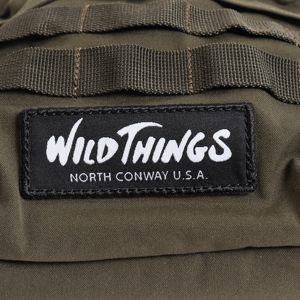 ワイルドシングス（WILD THINGS）（メンズ、レディース）ショルダーバッグ WT-380-3005OLV オリーブ W25×H17×D6