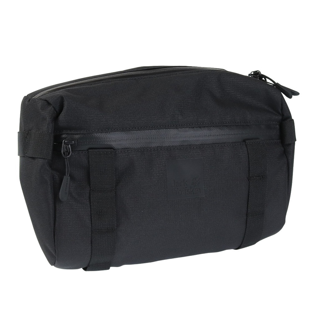 ジャックウルフスキン（JackWolfskin）（メンズ、レディース）ポーチ バッグ 2WAY HANDLE BAG ハンドルバッグ 2010751ー6000 ブラック 4L
