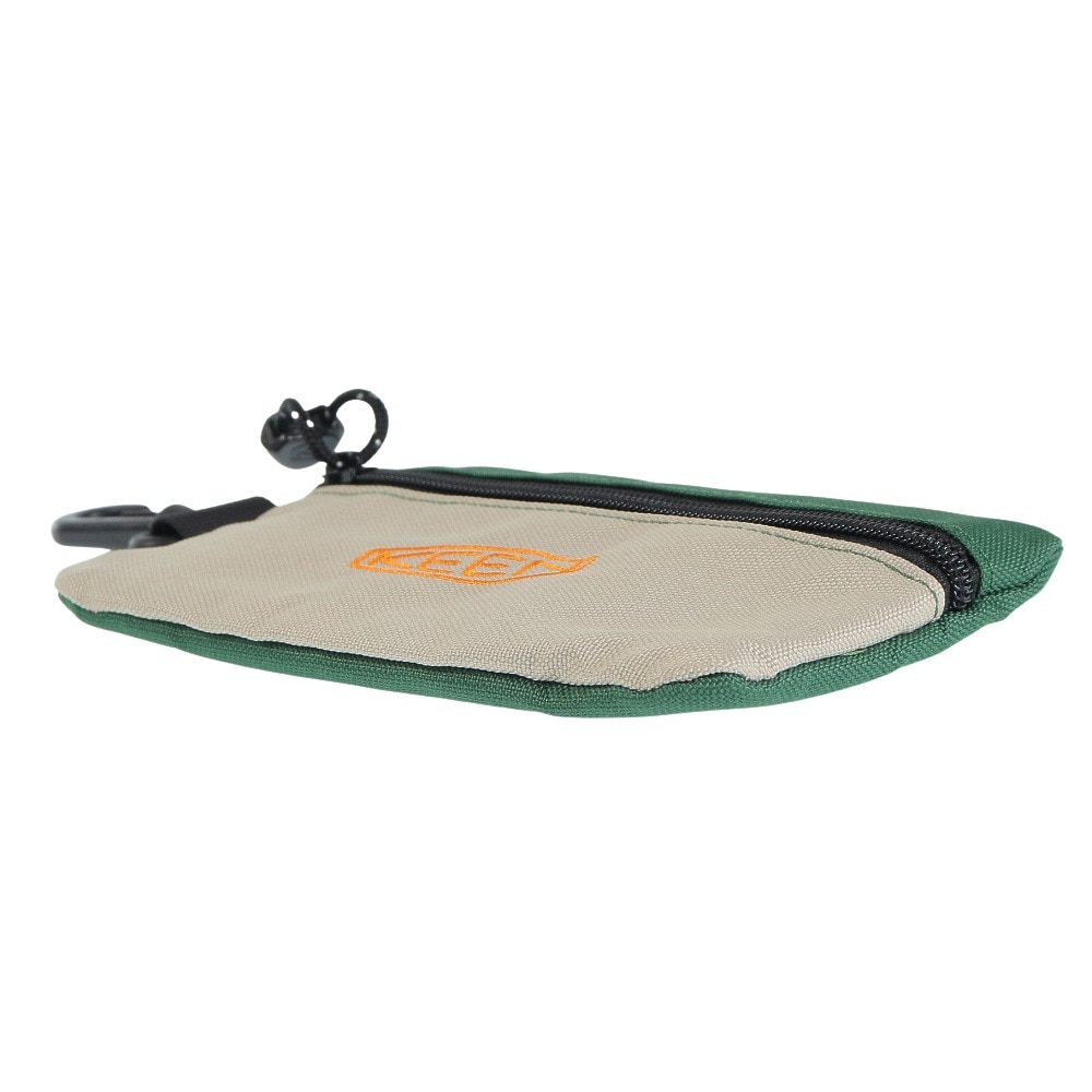 キーン（KEEN）（メンズ、レディース）カードケース コインケース ハーベスト マテリアル ロングカードホルダー 1028237 ベージュ×グリーン