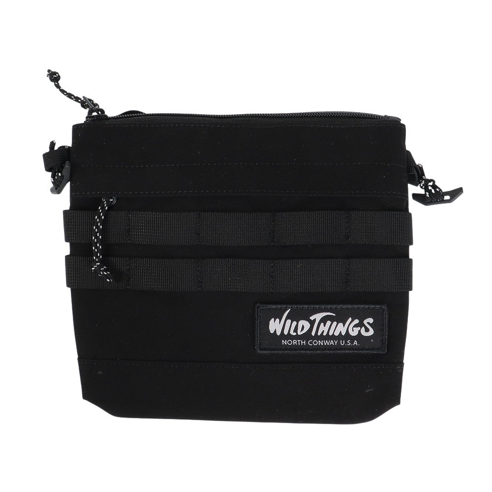 ワイルドシングス（WILD THINGS）（メンズ）ポーチ バッグ サコッシュ WT-380-3006BLK ブラック W23×H18